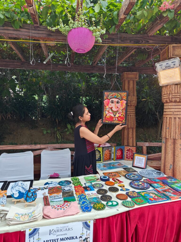 Emerald Dawn – Contemporary Mixed Media Arts Oil Color Painting