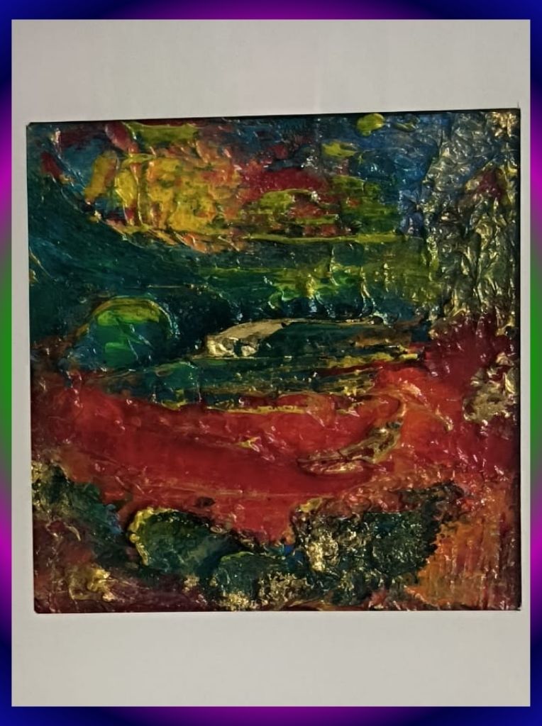 Radiant Flow – Modern Acrylic Abstract Painting